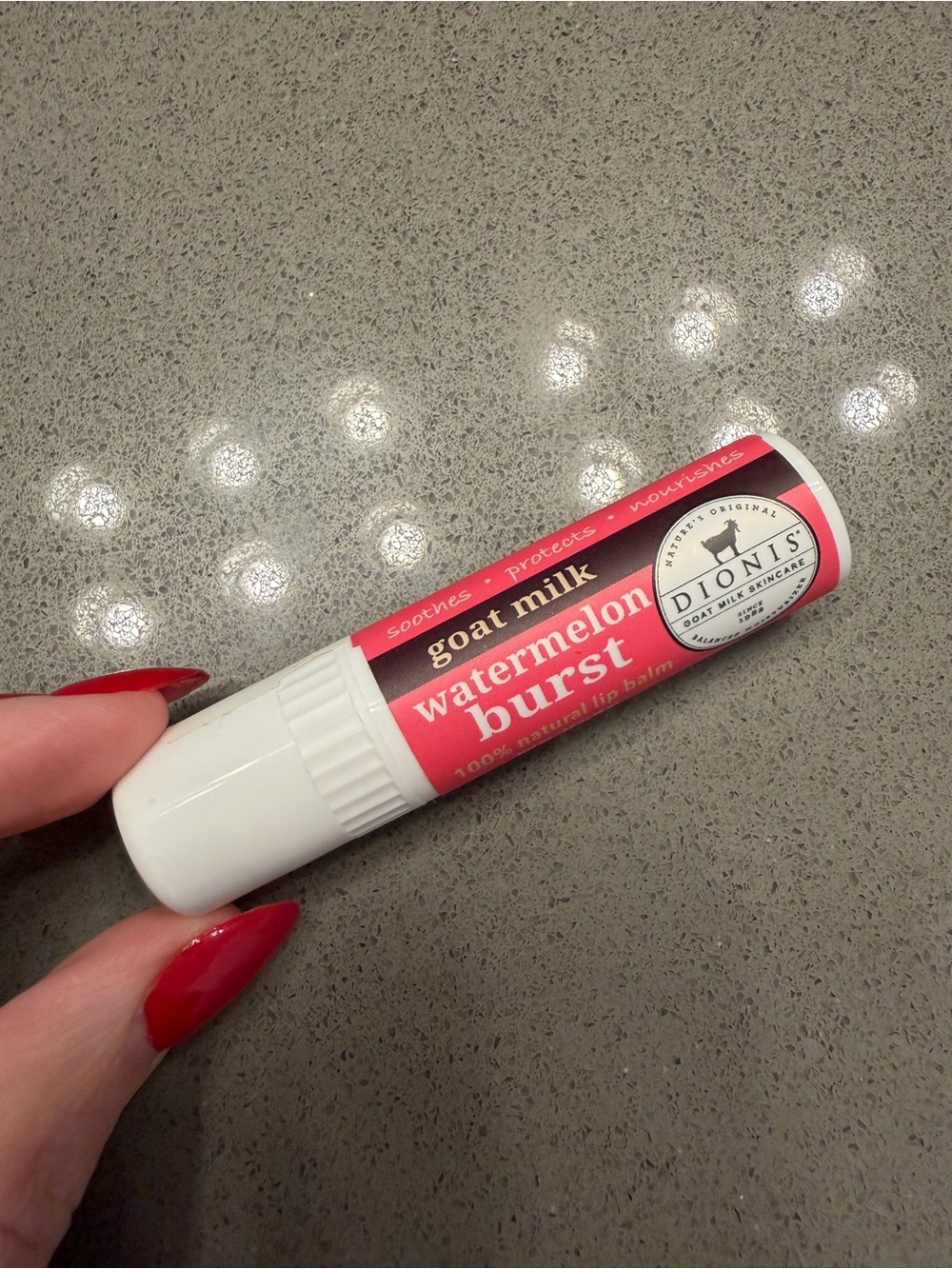 Dionis Goat Milk Lip Balm Watermelon Burst Jumbo NWT Hydrating - Picture 2 of 6